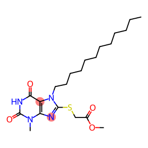 methyl [(7-dodecyl-3-methyl-2,6-dioxo-2,3,6,7-tetrahydro-1H-purin-8-yl)sulfanyl]acetate