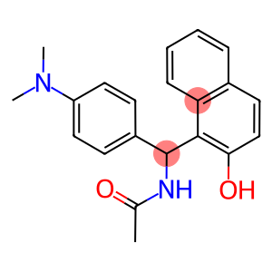 N-[(4-DIMETHYLAMINO-PHENYL)-(2-HYDROXY-NAPHTHALEN-1-YL)-METHYL]-ACETAMIDE