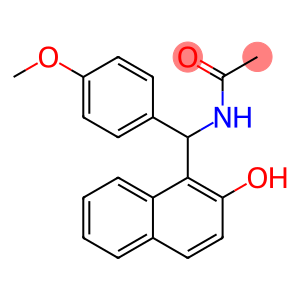 N-[(2-HYDROXY-NAPHTHALEN-1-YL)-(4-METHOXY-PHENYL)-METHYL]-ACETAMIDE