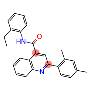 2-(2,4-dimethylphenyl)-N-(2-ethylphenyl)-4-quinolinecarboxamide
