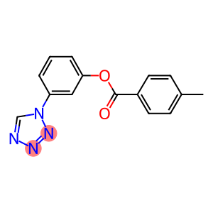 3-(1H-tetraazol-1-yl)phenyl 4-methylbenzoate