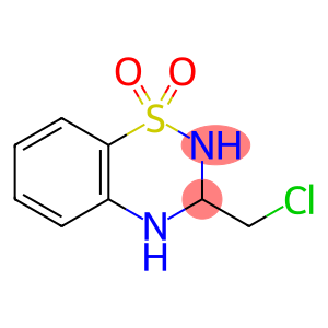 3-(氯甲基)-3,4-二氢-2H-苯并[e][1,2,4]噻二嗪1,1-二氧化物