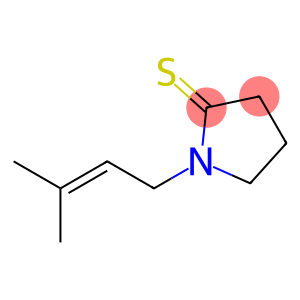 2-Pyrrolidinethione,  1-(3-methyl-2-butenyl)-  (8CI)