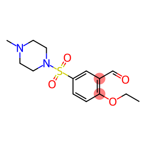 2-ethoxy-5-[(4-methyl-1-piperazinyl)sulfonyl]Benzaldehyde