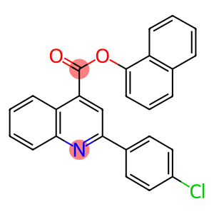 1-naphthyl 2-(4-chlorophenyl)-4-quinolinecarboxylate