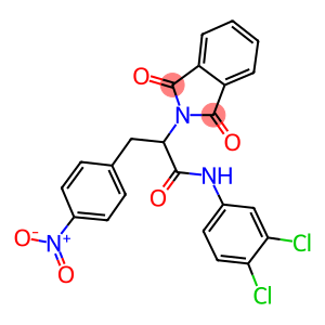 N-(3,4-dichlorophenyl)-2-(1,3-dioxo-1,3-dihydro-2H-isoindol-2-yl)-3-{4-nitrophenyl}propanamide