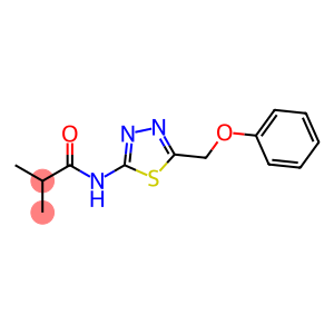 2-methyl-N-[5-(phenoxymethyl)-1,3,4-thiadiazol-2-yl]propanamide