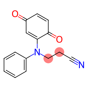 3-[(3,6-Dioxo-1,4-cyclohexadien-1-yl)(phenyl)-amino]propanenitrile