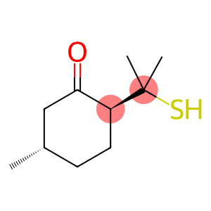 trans-2-(1-mercapto-1-methylethyl)-5-methylcyclohexan-1-one