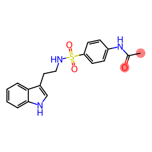 N-(4-(((2-INDOL-3-YLETHYL)AMINO)SULFONYL)PHENYL)ETHANAMIDE