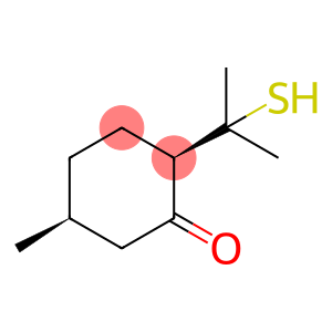 cis-2-(1-mercapto-1-methylethyl)-5-methylcyclohexan-1-one