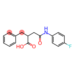 2-BENZYL-N-(4-FLUORO-PHENYL)-SUCCINAMIC ACID