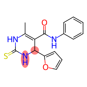 4-(furan-2-yl)-6-methyl-N-phenyl-2-sulfanylidene-1,2,3,4-tetrahydropyrimidine-5-carboxamide