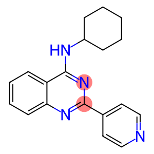 N-cyclohexyl-2-pyridin-4-ylquinazolin-4-amine