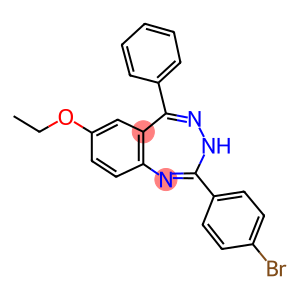 2-(4-bromophenyl)-5-phenyl-3H-1,3,4-benzotriazepin-7-yl ethyl ether
