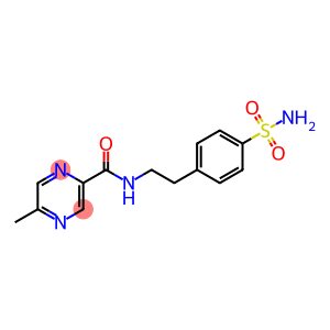 5-甲基-N-[2-(4-氨磺酰基苯基)乙基]吡嗪-2-甲酰胺