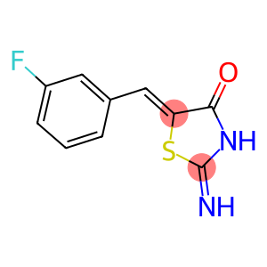 5-(3-fluorobenzylidene)-2-imino-1,3-thiazolidin-4-one