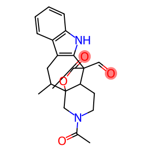 2-Acetyl-2,3,4,4a,11,12-hexahydro-12-methyl-14-oxo-1H-12a,5-(epoxymethano)pyrido[3',4':5,6]cyclohept[1,2-b]indole-5(6H)-carbaldehyde