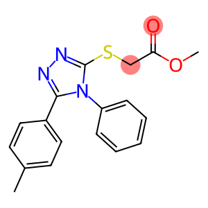 (4-Phenyl-5-p-tolyl-4H-[1,2,4]triazol-3-ylsulfanyl)-acetic acid methyl ester