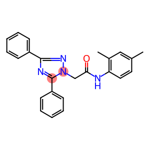 N-(2,4-dimethylphenyl)-2-(3,5-diphenyl-1H-1,2,4-triazol-1-yl)acetamide
