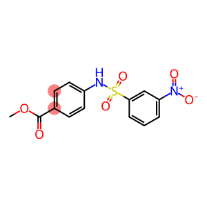 Benzoic acid, 4-[[(3-nitrophenyl)sulfonyl]amino]-, methyl ester