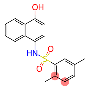N-(4-hydroxy-1-naphthyl)-2,5-dimethylbenzenesulfonamide