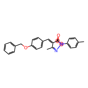 4-[4-(benzyloxy)benzylidene]-5-methyl-2-(4-methylphenyl)-2,4-dihydro-3H-pyrazol-3-one