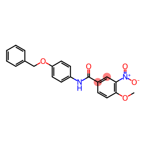 N-[4-(benzyloxy)phenyl]-3-nitro-4-methoxybenzamide