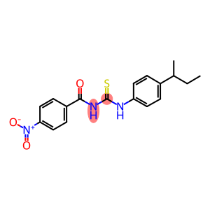 N-(4-sec-butylphenyl)-N'-{4-nitrobenzoyl}thiourea