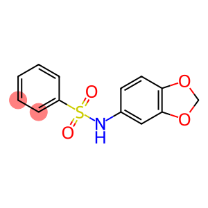 Benzenesulfonamide, N-1,3-benzodioxol-5-yl-