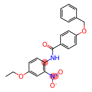 4-(benzyloxy)-N-{4-ethoxy-2-nitrophenyl}benzamide