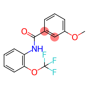 3-methoxy-N-[2-(trifluoromethoxy)phenyl]benzamide