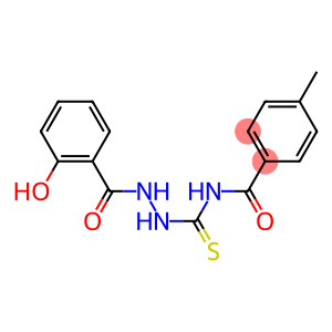 N-{[2-(2-hydroxybenzoyl)hydrazino]carbothioyl}-4-methylbenzamide