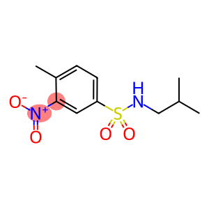 3-nitro-N-isobutyl-4-methylbenzenesulfonamide