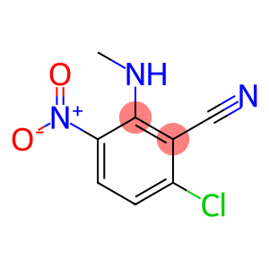 6-chloro-2-methylamino-3-nitrobenzonitrile
