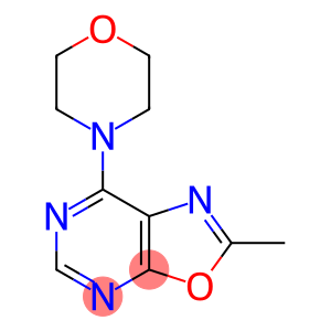 Oxazolo[5,4-d]pyrimidine, 2-methyl-7-(4-morpholinyl)-