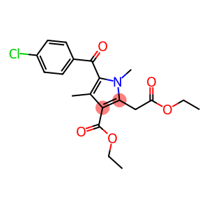 ethyl 5-(4-chlorobenzoyl)-3-(ethoxycarbonyl)-1,4-dimethyl-1H-pyrrole-2-acetate