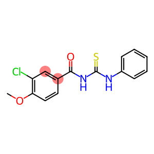 N-(3-chloro-4-methoxybenzoyl)-N'-phenylthiourea