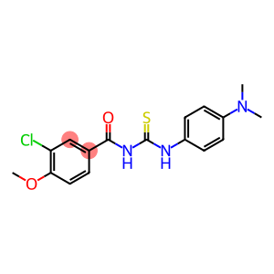 N-(3-chloro-4-methoxybenzoyl)-N'-[4-(dimethylamino)phenyl]thiourea