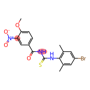 N-(4-bromo-2,6-dimethylphenyl)-N'-{3-nitro-4-methoxybenzoyl}thiourea