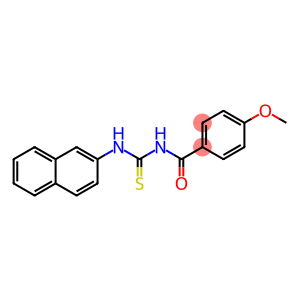 N-(4-methoxybenzoyl)-N'-(2-naphthyl)thiourea