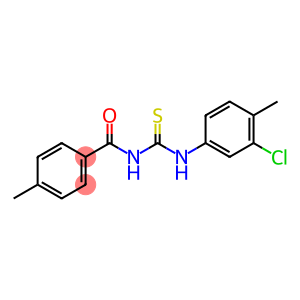 N-[(3-chloro-4-methylphenyl)carbamothioyl]-4-methylbenzamide