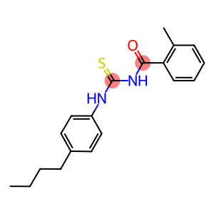 N-(4-butylphenyl)-N'-(2-methylbenzoyl)thiourea