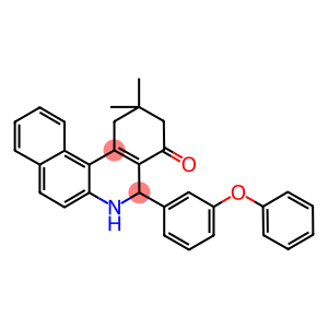 2,2-dimethyl-5-(3-phenoxyphenyl)-2,3,5,6-tetrahydrobenzo[a]phenanthridin-4(1H)-one