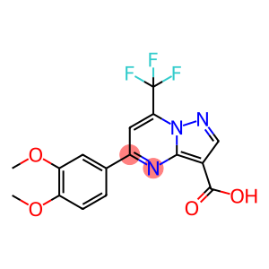 5-(3,4-dimethoxyphenyl)-7-(trifluoromethyl)pyrazolo[1,5-a]pyrimidine-3-carboxylic acid