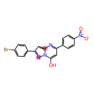 2-(4-bromophenyl)-5-{4-nitrophenyl}pyrazolo[1,5-a]pyrimidin-7-ol