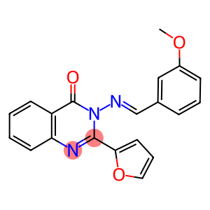 2-(2-furyl)-3-[(3-methoxybenzylidene)amino]-4(3H)-quinazolinone