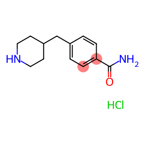 Benzamide, 4-(4-piperidinylmethyl)-, hydrochloride (1:1)