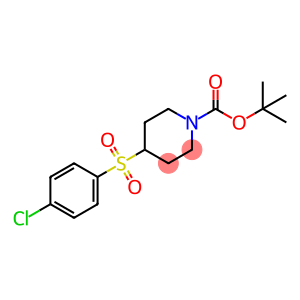 1-Piperidinecarboxylic acid, 4-[(4-chlorophenyl)sulfonyl]-, 1,1-dimethylethyl ester