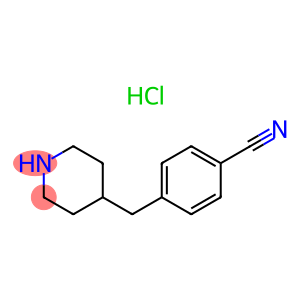 Benzonitrile, 4-(4-piperidinylmethyl)-, hydrochloride